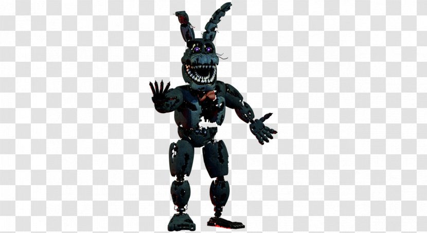 Animal Figurine Supervillain Action & Toy Figures - Nightmare Bonnie Transparent PNG