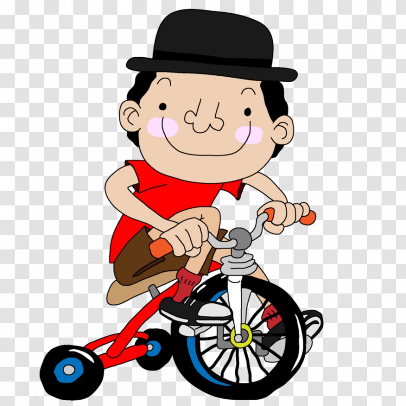 Cartoon Bicycle Tricycle Clip Art Transparent PNG