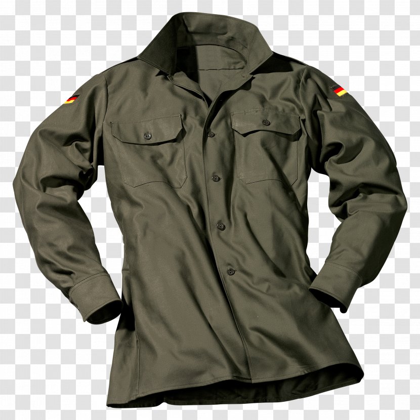 Leather Jacket T-shirt Outerwear - Shirt Transparent PNG