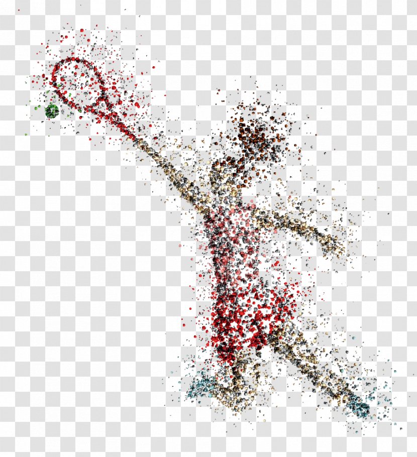 Tennis Player Ball Clip Art - Creative Transparent PNG