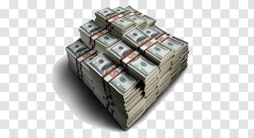 United States Dollar Money One Hundred-dollar Bill - Service - Piles Of Transparent PNG