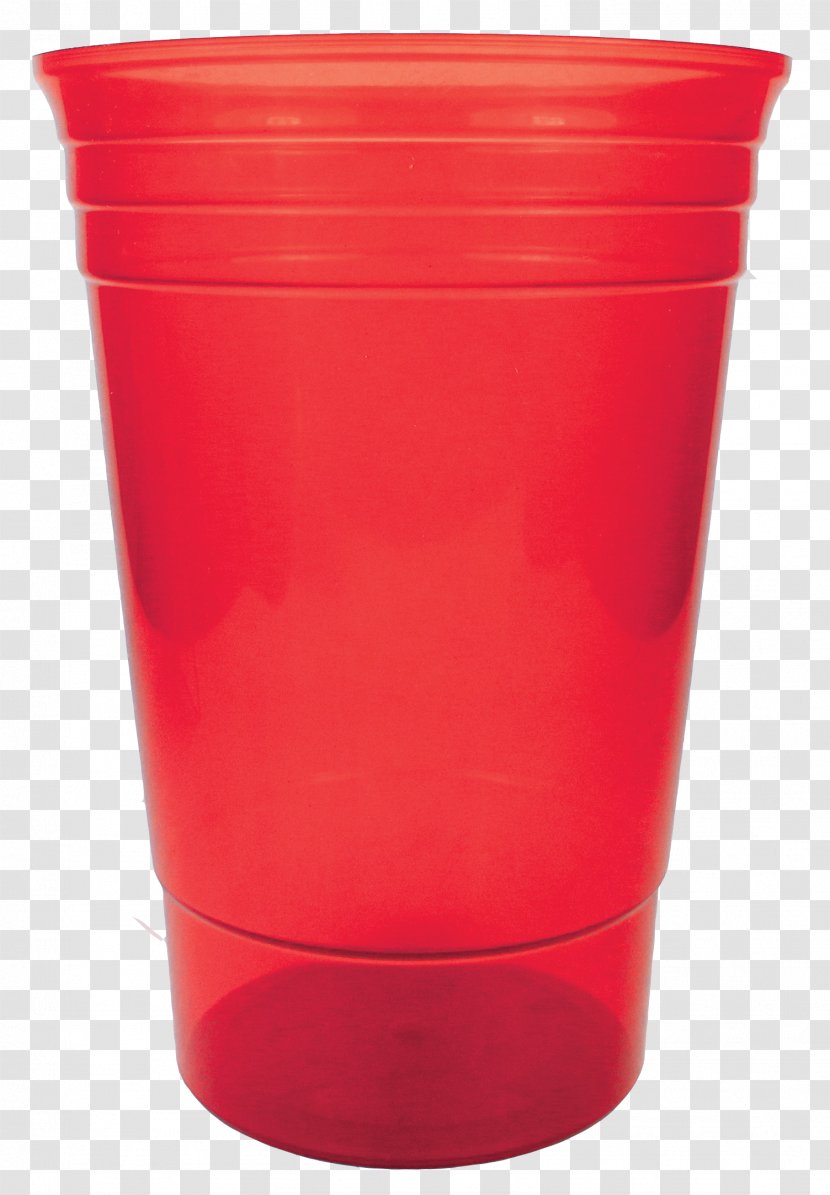 Plastic Glass Flowerpot - Tableglass - Red Cup Transparent PNG
