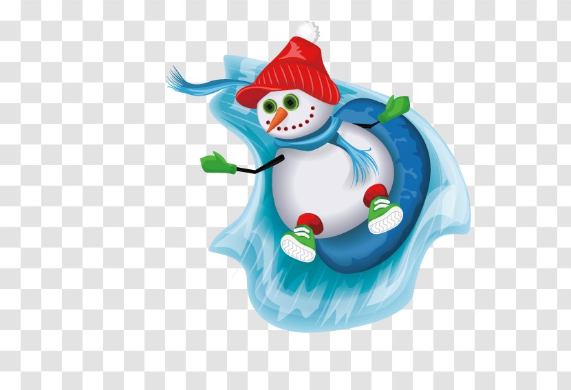 Snowman Stock Illustration Winter - In The Water Surfing Transparent PNG