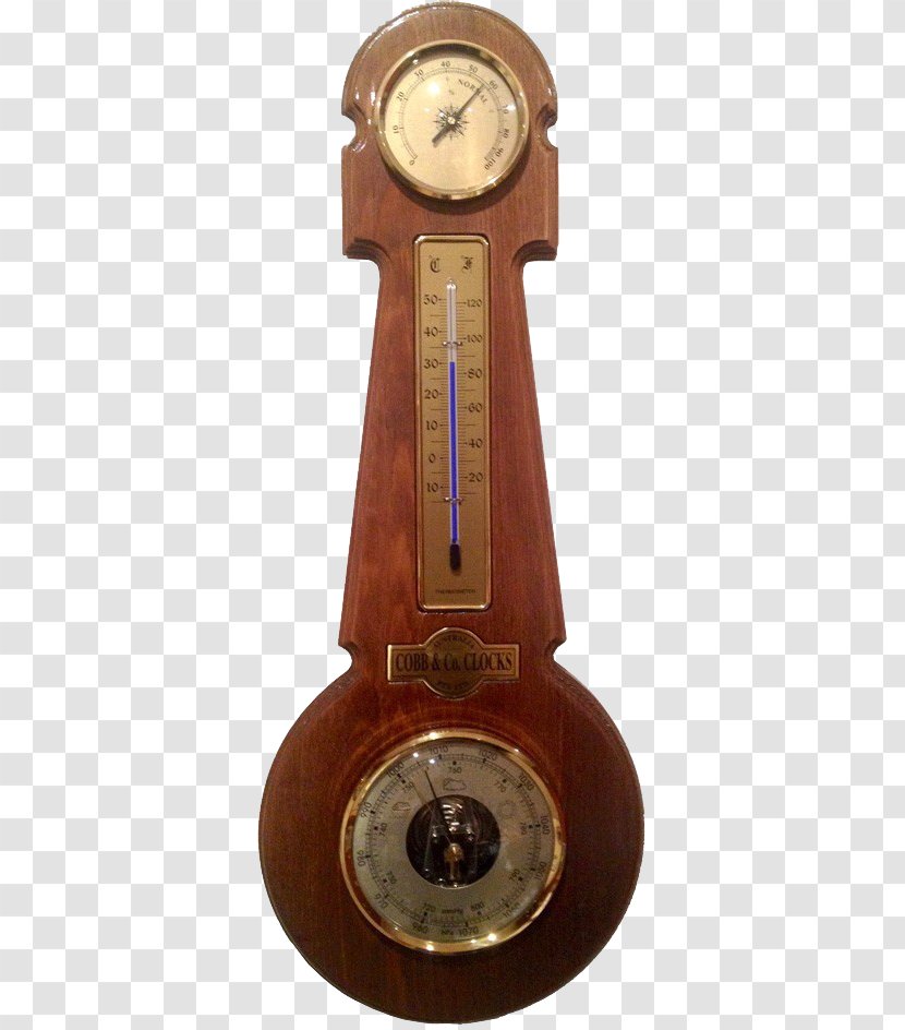 Barometer Weather Station Hygrometer Thermometer - Temperature - Vintage Transparent PNG