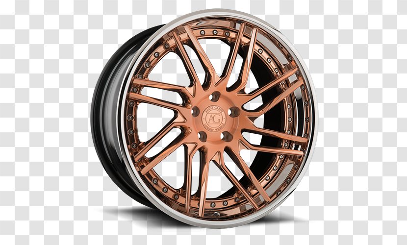 San Francisco International Airport Bronze Alloy Wheel Copper - Automotive Tire - GOLD Lip Transparent PNG