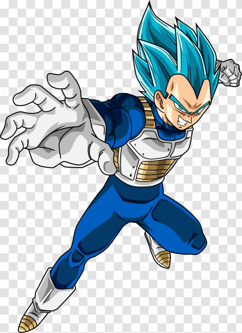 Vegeta Goku Majin Buu Trunks Super Saiya - Watercolor Transparent PNG