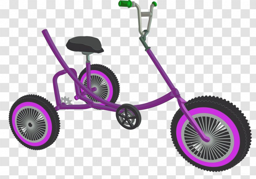 Bicycle Tricycle Wheel Pink M Transparent PNG
