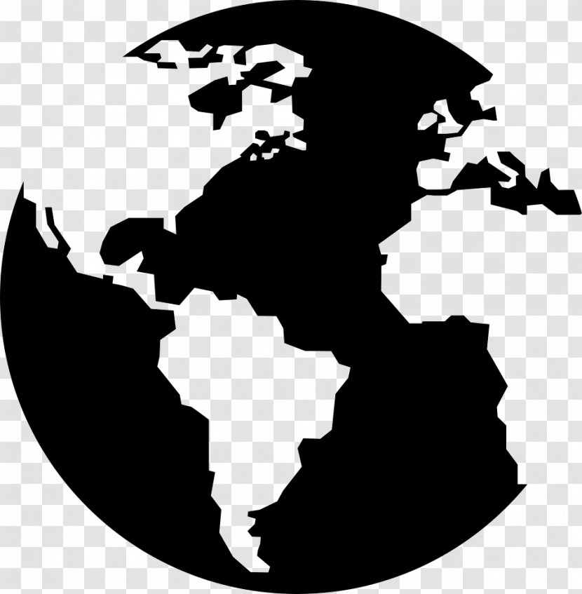Globe Earth World Map Continent - Symbol - Continents Vector Transparent PNG