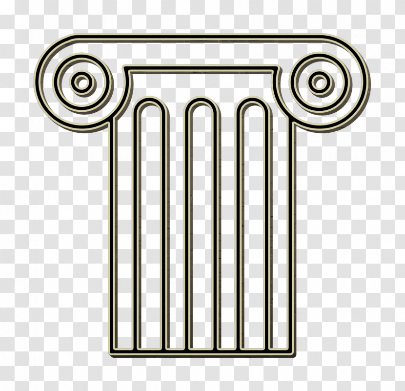 Column Icon Ionic Capital Icon Monuments Icon Transparent PNG