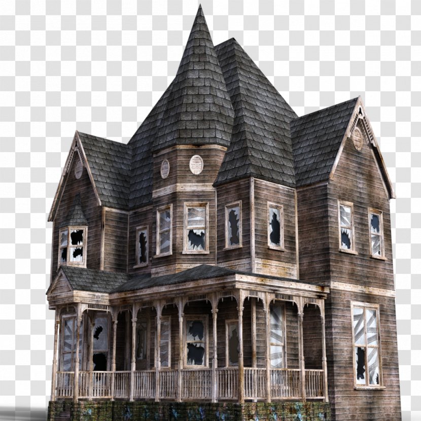 Haunted House Horror Attraction - Building Transparent PNG