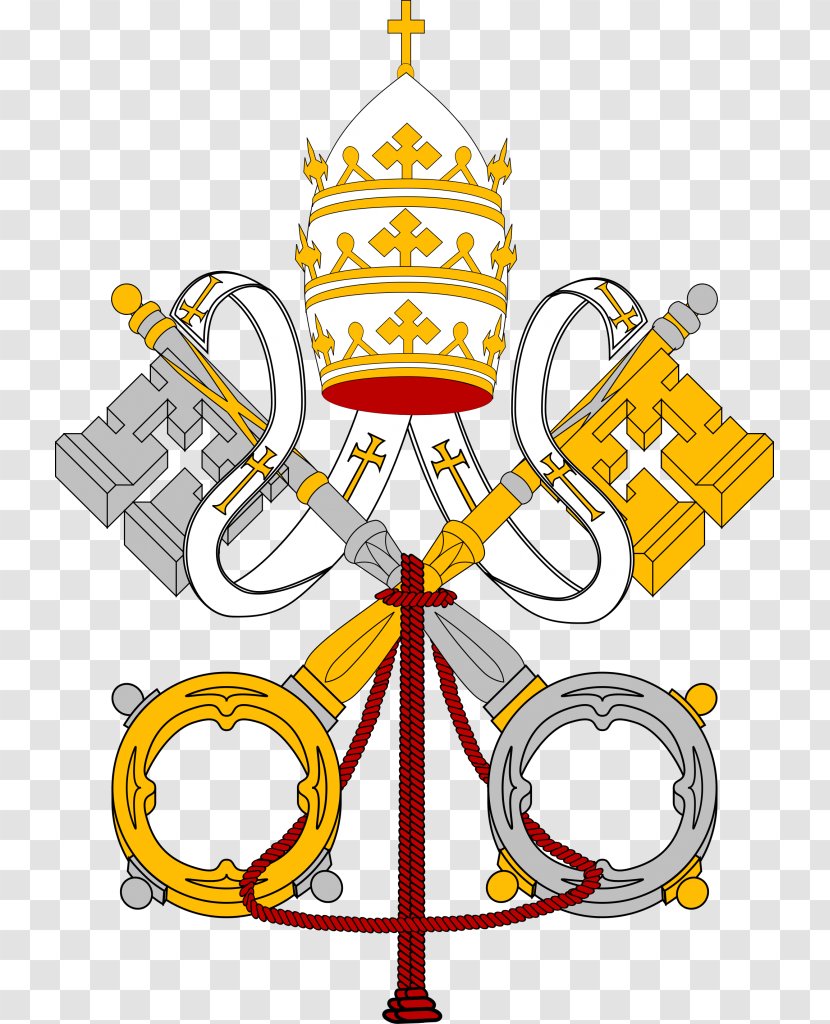 Coats Of Arms The Holy See And Vatican City Papal Coat - Catolic Transparent PNG