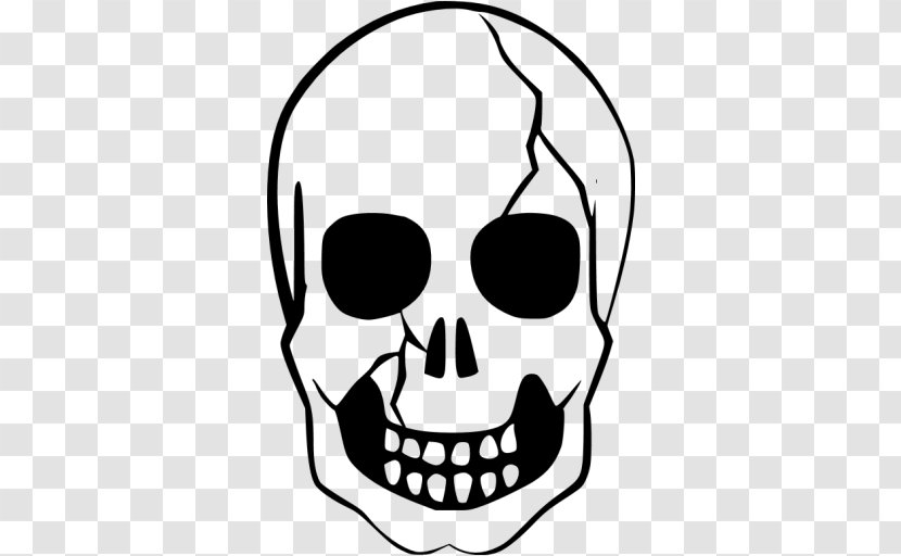 Calavera Human Skull Symbolism Halloween Clip Art - Drawing Transparent PNG