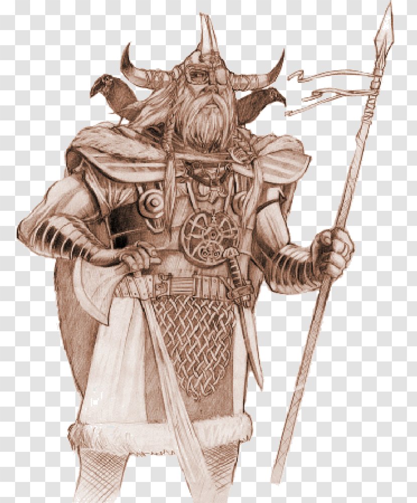 Odin Age Of Mythology Glaðsheimr Norse Huginn And Muninn - Panth%c3%a9on - Thor Transparent PNG