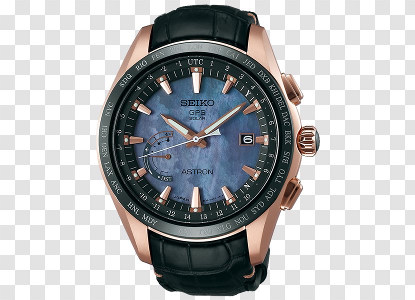 Astron GPS Watch Seiko Satellite Blocks - Automatic Quartz - Novak Djokovic Transparent PNG
