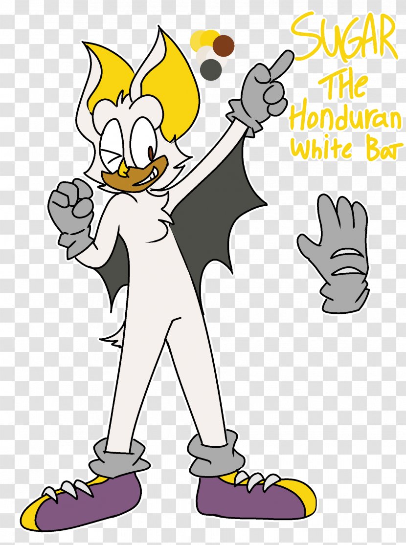 Honduran White Bat Yellow Clip Art Vertebrate - Grey Transparent PNG