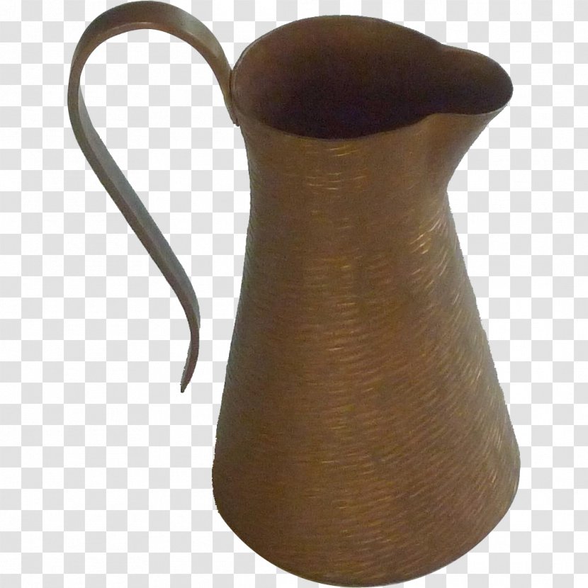 Copperton Pitcher Jug Pot Metal - Tin - Vase Transparent PNG