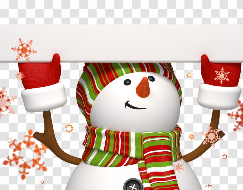 Snowman Christmas Card Wish New Year Wallpaper - Lights - Cartoon Material Transparent PNG