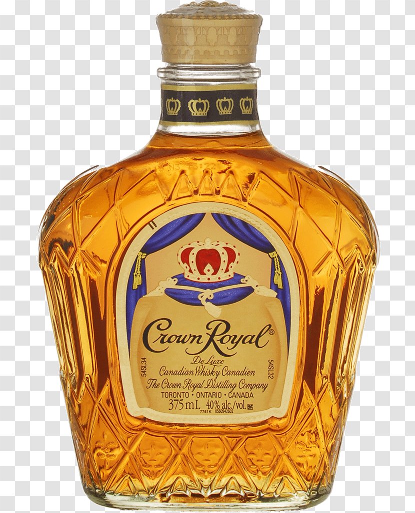Crown Royal Canadian Whisky Blended Whiskey Distilled Beverage - Alcoholic Drink - Champagne Exploding Transparent PNG