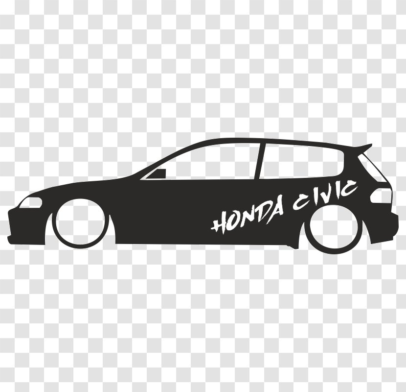 Honda Civic Type R Compact Car 2001 - Hardware Transparent PNG