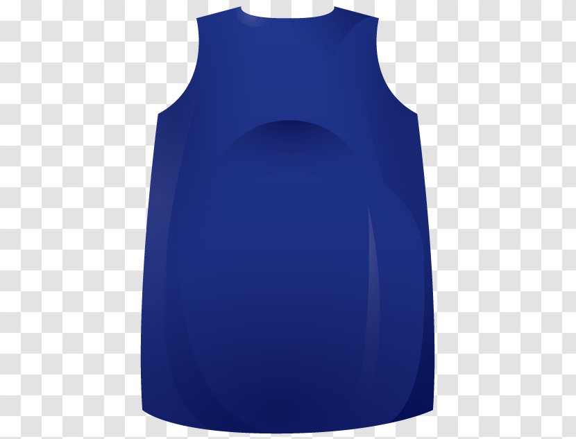 Outerwear Neck - Blue - Basketball Uniform Transparent PNG