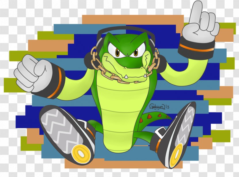 Vector The Crocodile Espio Chameleon Alligator Art - Not Transparent PNG