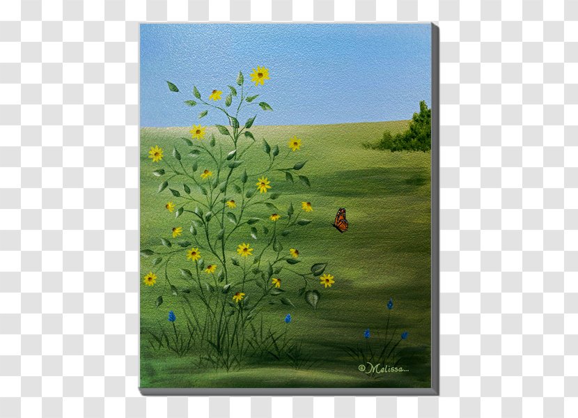 Blanket Painting Meadow Acrylic Paint Art Transparent PNG