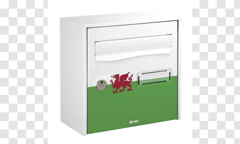 Wales Letter Box Post Mail Design - Stainless Steel - Underground Electro Transparent PNG