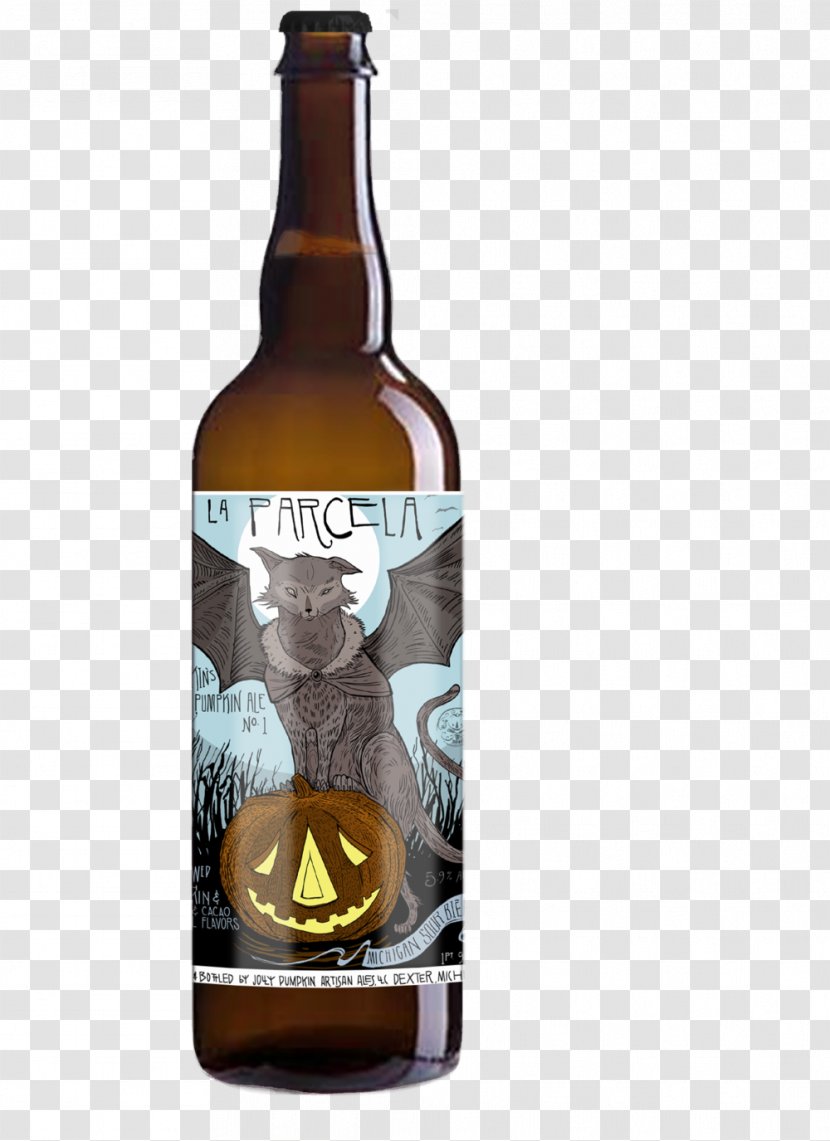 Beer Bottle Jolly Pumpkin Artisan Ales Liqueur - Saison Transparent PNG