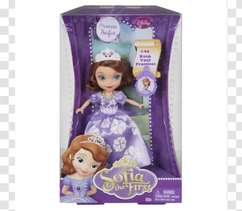 Sofia Amazon.com Princess Amber Doll Toy - Purple Transparent PNG