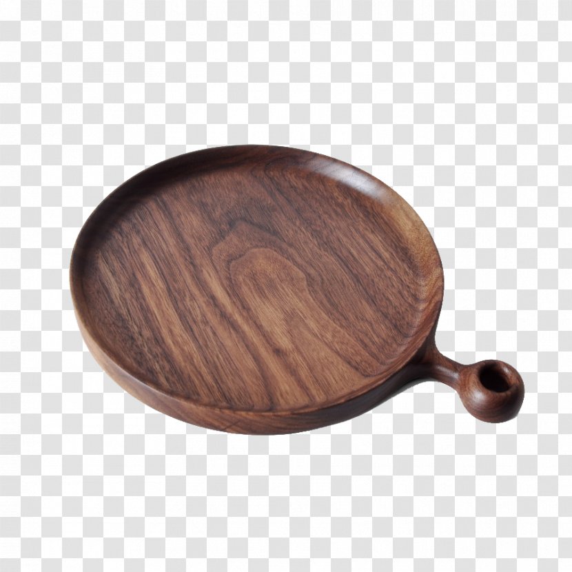 Eastern Black Walnut Pizza Wood Material - Plate Transparent PNG