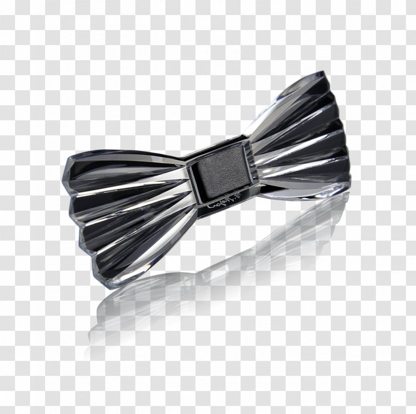 Bow Tie Crystal Glass Art Handicraft - Quartz - Fanshaped Transparent PNG