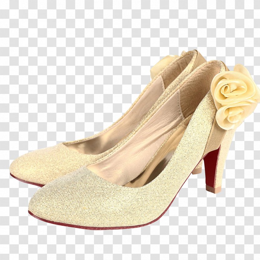 Shoe Yellow High-heeled Footwear - Highheeled - Shoes Transparent PNG