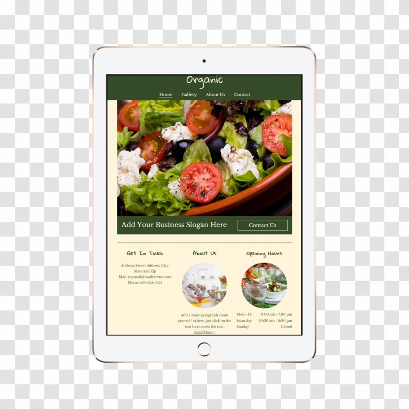 Responsive Web Design Restaurant Website Builder Transparent PNG