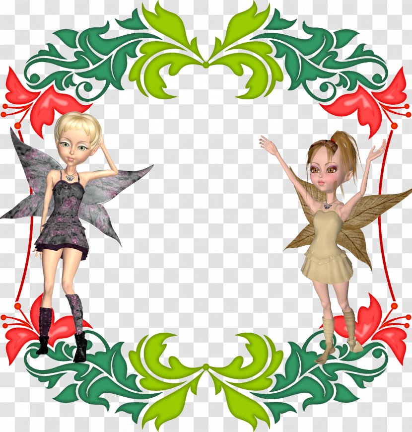 Floral Design Fairy Christmas Leaf Transparent PNG