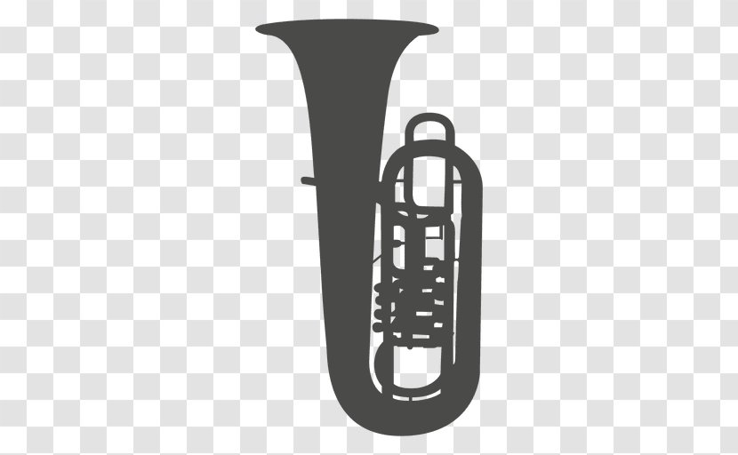 Brass Instruments Musical Euphonium Tuba - Watercolor Transparent PNG