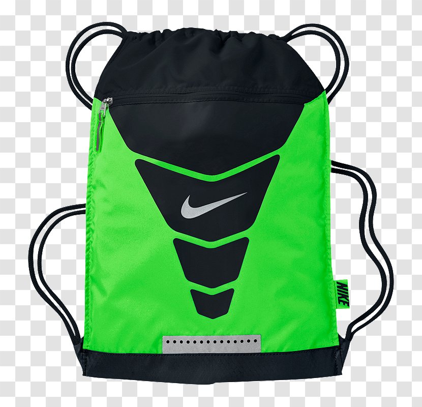 Nike Vapor Gym Sack Backpack Bag Energy - Strap - Green Trail Transparent PNG