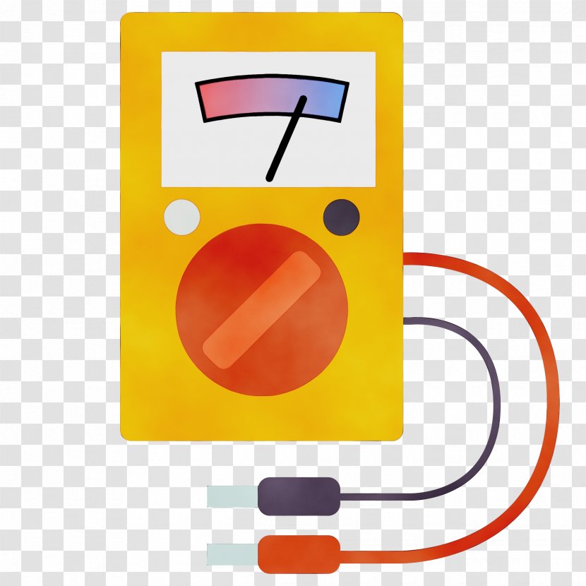 Watercolor Cartoon - Electrical Supply Yellow Transparent PNG
