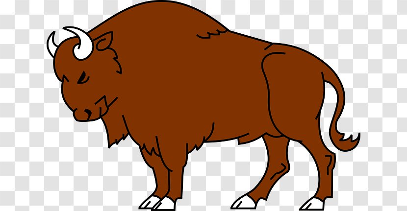 American Bison Bonasus Clip Art - Cartoon Cliparts Transparent PNG