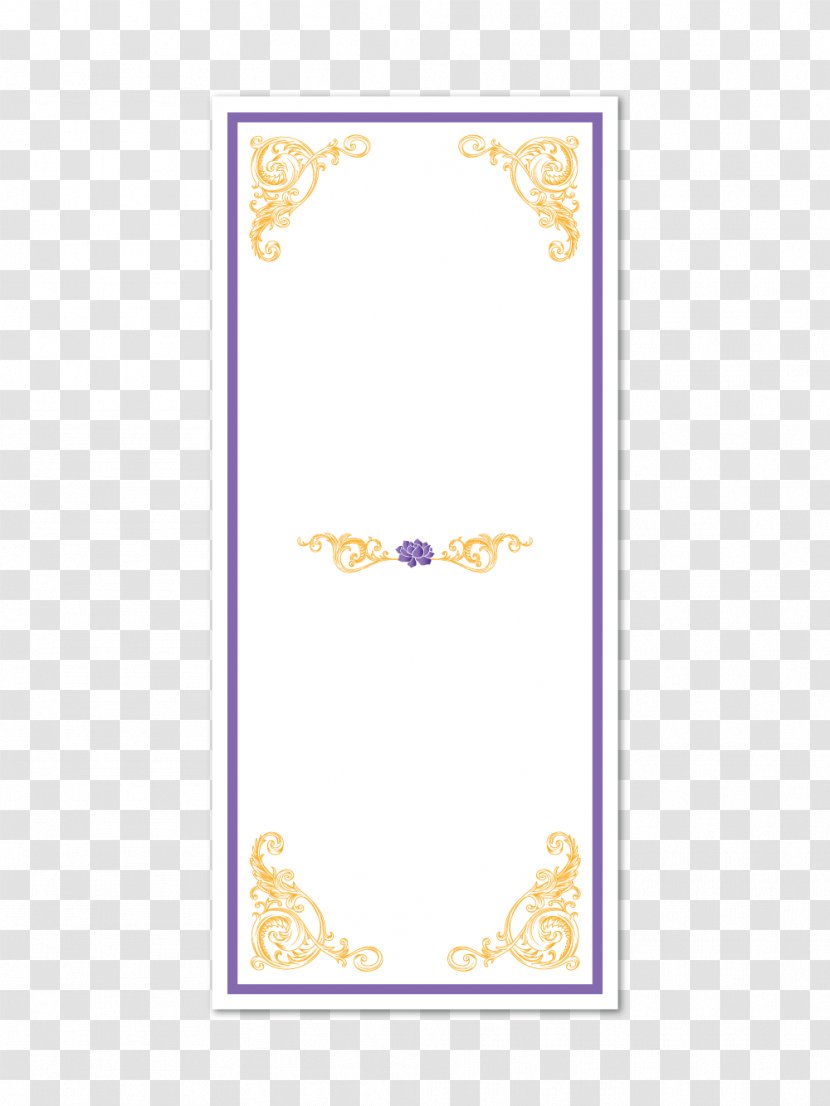 Paper Picture Frames Line Font - Purple - Wedding Invitation Transparent PNG