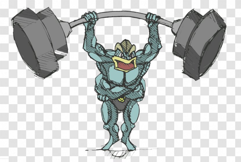 Pokémon X And Y Machamp Machoke Machop - Pokemon - Weightlifting Bodybuilding Transparent PNG