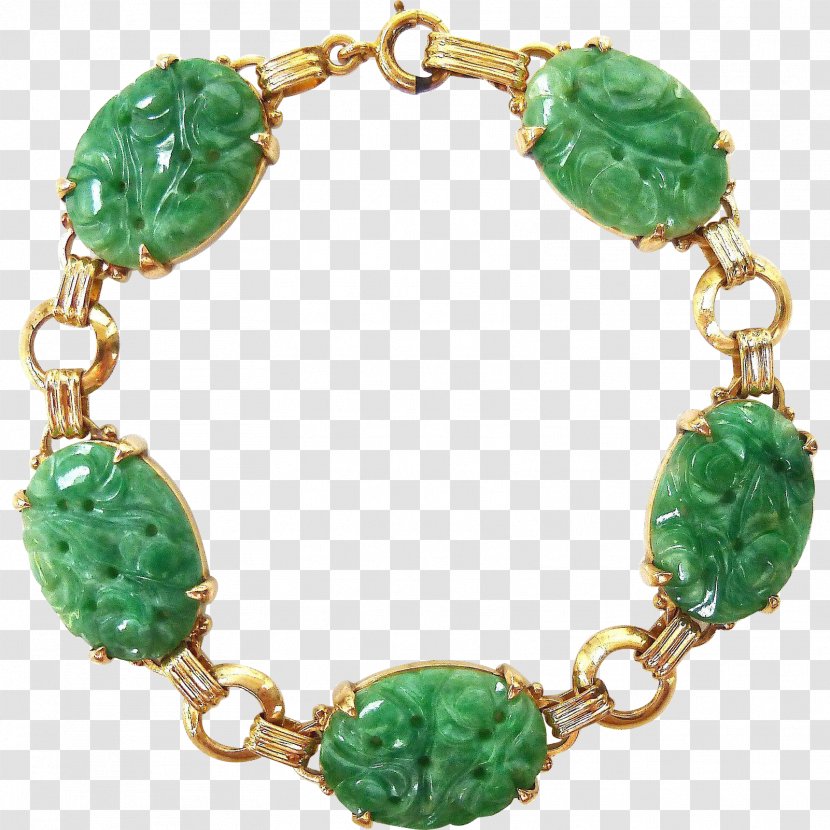 Emerald Jade Bracelet Body Jewellery Bead Transparent PNG