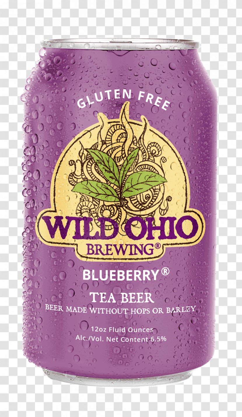 Wild Ohio Brewing Gluten-free Beer Pale Ale - Grains Malts - Blueberry Tea Transparent PNG