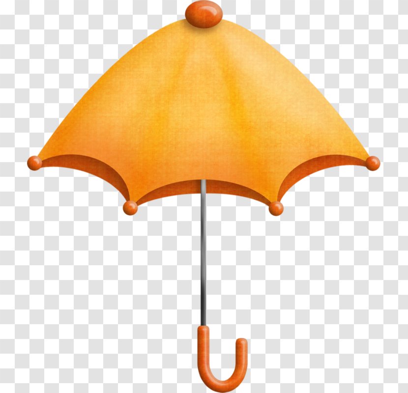 Umbrella Orange Rain - Mushroom - Parasol Transparent PNG