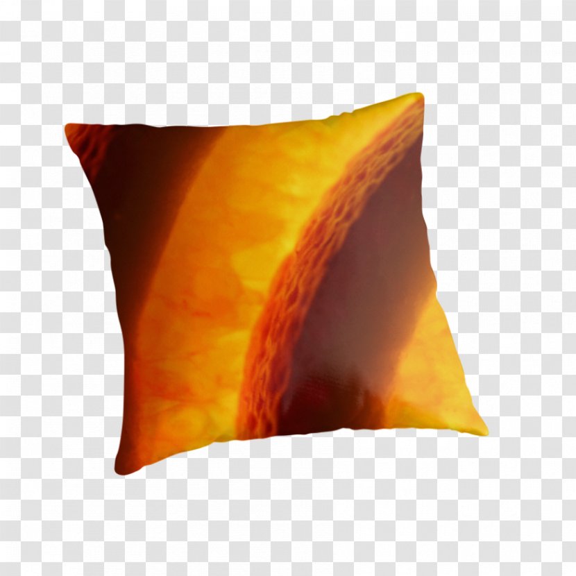 Cushion Throw Pillows - Orange Bubbles Transparent PNG