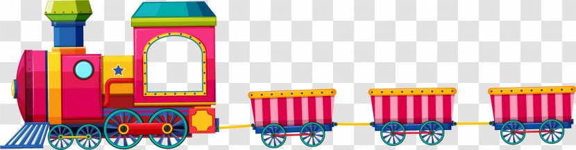 Toy Train - Product - Vector Transparent PNG