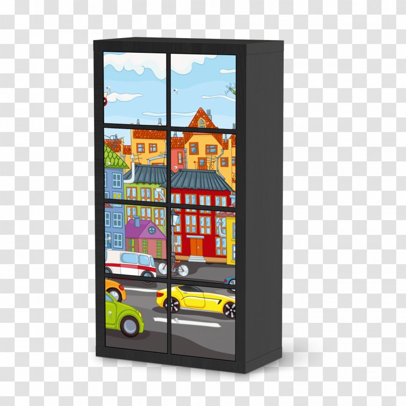 Shelf Armoires & Wardrobes Display Advertising Door Multimedia - City Life Transparent PNG