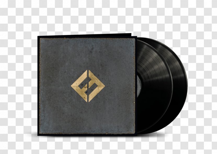 Foo Fighters LP Record Phonograph Concrete And Gold Album - Watercolor - Logo Transparent PNG