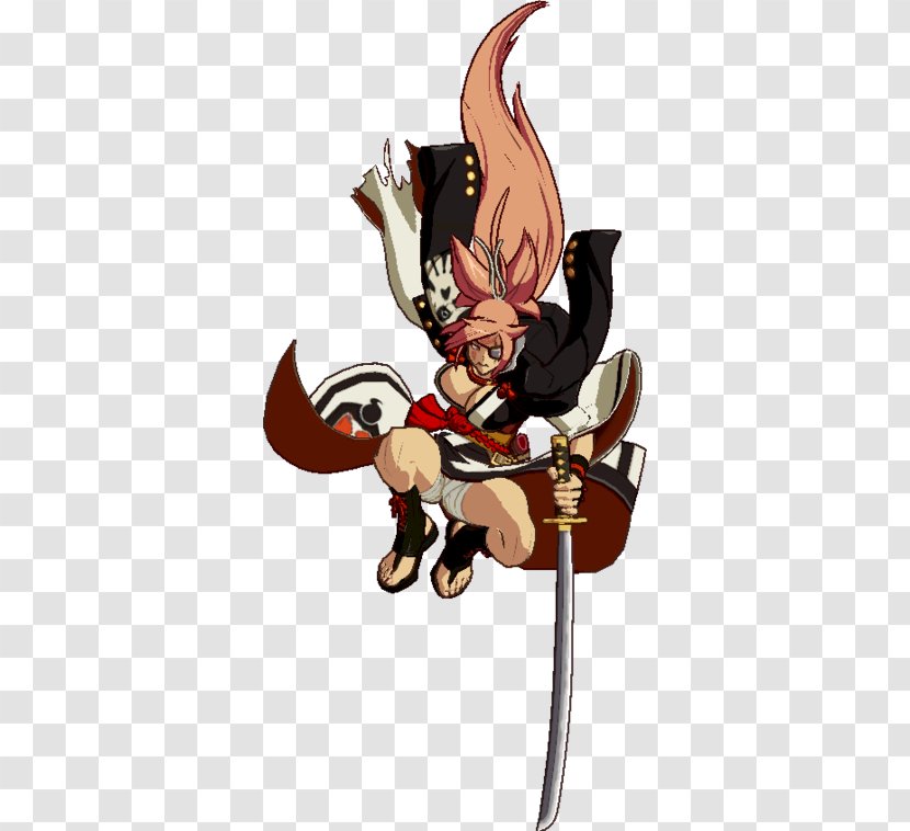 Guilty Gear Xrd Baiken 梅喧 - Heart - Silhouette Transparent PNG