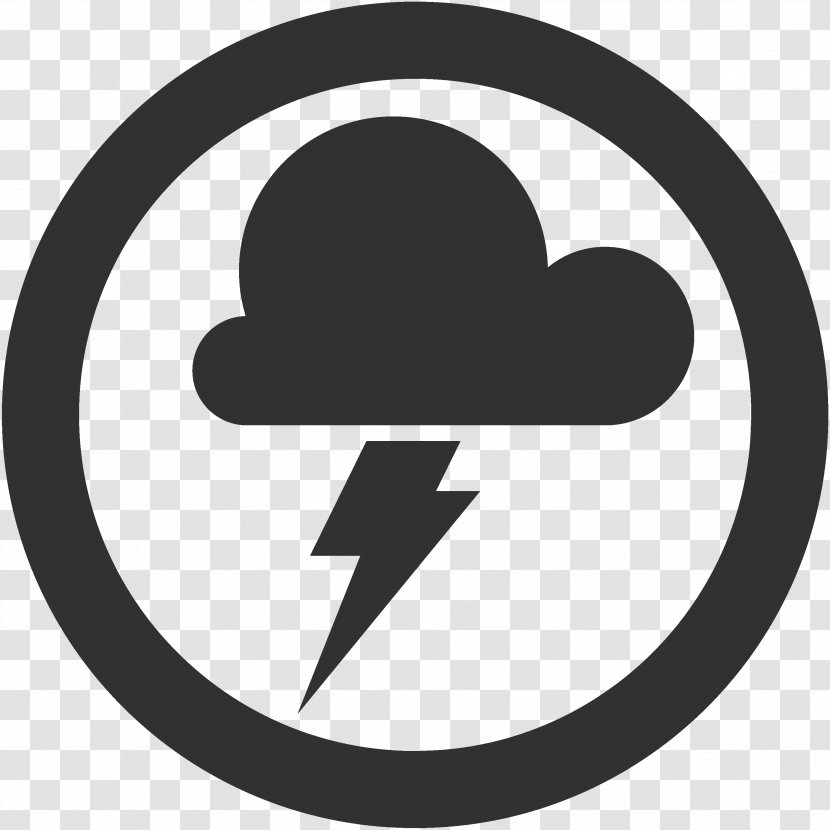 Thunderstorm Cloud Rain Lightning - Symbol - Storm Transparent PNG