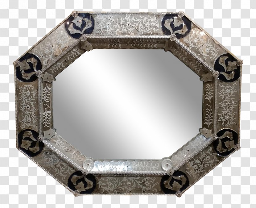 Mirror Image Silver Picture Frames Antique Transparent PNG